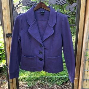 Nomadic Traders purple cotton blend jacket size S